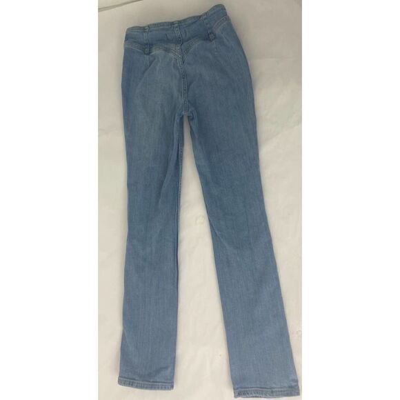 We The Free Urban Outfitters Light Wash Button Fly Jeans - Size 24 - Picture 2 of 9